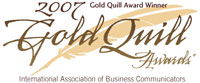 2007 Gold Quill Award